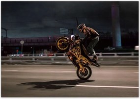 Poszterek 100x70 Motorral egy keréken