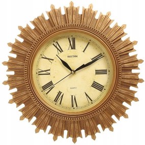 Nagy Falióra Rhythm Nap Antik Stílusú 37 cm