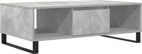 vidaXL betonszürke szerelt fa dohányzóasztal 104 x 60 x 35 cm