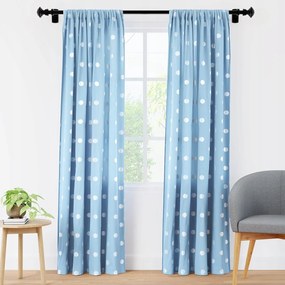 Függöny alagút 140 cm x 213 cm kék