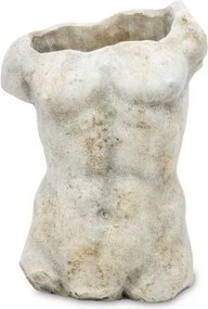 Virágtartó szürke kő 29-es férfi szobor