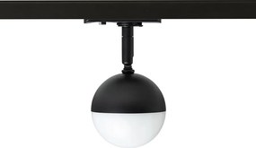 RENDL LYRA pro jednookr. lištu černá mléčný akryl 230V LED 5W 3000K