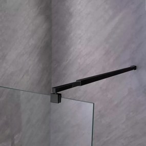 River walk in zuhanyfal 70x190 cm fekete