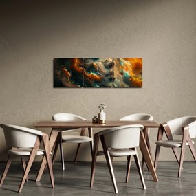 Kép - Arc az űrben (órával) (90x30 cm)