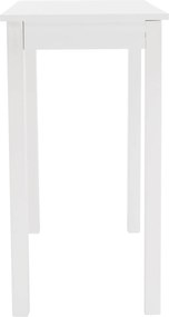 Konzolasztal, fehér, AMYNTAS