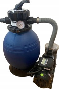 Medence Homokszűrő Vízszűrő Rendszer Szivattyúval 4-UTAS Szeleppel