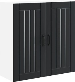 vidaXL Konyhaszekrény Fekete 80 x 31 x 80 cm Faanyag