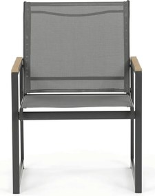 Kerti bútor garnitúra, hálós kivitel, szürke, AZS-S1212 GREY