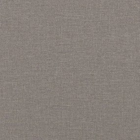 tópszínű szövet ágykeret Dover 160 x 200 cm