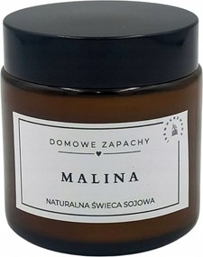 Szójagyertya Illatos Málna 120 ml Természetes Gyümölcsös