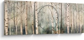 Kép - Erdőminta rajzolása (órával) (90x30 cm)