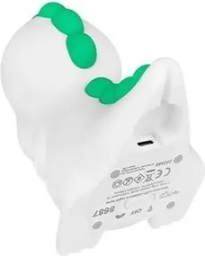 Dinoszaurusz formájú RGB-LED dimmelhető, újratölthető gyermek éjszakai lámpa LED/2,5W/5V 3000K 1200 mAh