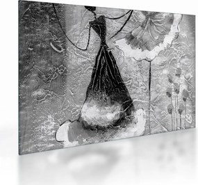 Üveg kép - Afrikai festészet (70x50 cm)