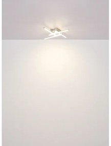 Globo 67346-24 - LED Mennyezeti lámpa KIRINA LED/24W/230V 4000K matt króm