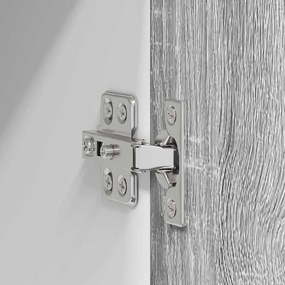 Függő szekrény Riga Szürke Sonoma és fehér 60 x 31 x 40 cm