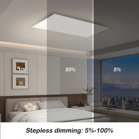 Brilagi - SLIMFRAME LED/80W/230V 120x60 cm dimmelhető mennyezeti lámpa fehér + távirányító