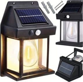 Napelemes Lámpa Led Lámpa Fali Lámpa Mozgásérzékelővel Loft Izzó