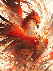 Poszter 60x80cm Főnix: Újjászületés