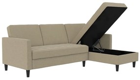 Bézs kinyitható sarokkanapé Presley – Støraa