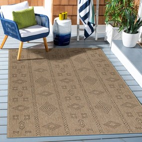 Natúr színű kültéri szőnyeg 80x150 cm Dhaka – Ayyildiz Carpets