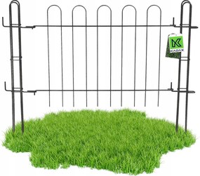 Kerti Kapu Fém Panelkapu Kerítéshez Oszlopokkal 93x72cm