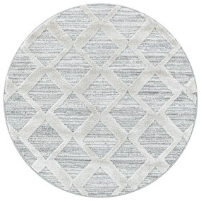 Világosszürke kerek szőnyeg ø 160 cm Pisa – Ayyildiz Carpets