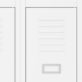 Pléh öltözőszekrény talpazaton, négymodulos, polcokkal KACPER II, 600 x 1800 x 500 mm, Pléh öltözőszekrény talpazaton, négymodulos, polcokkal KACPER I