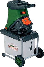 CHIP kerti aprítógép/daráló 50 literes gyűjtőtartállyal, 3100W fekete/zöld Gardebruk