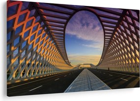 A modern hídépítészet képe (90x60 cm)