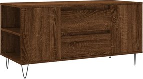 vidaXL barna tölgyszínű szerelt fa dohányzóasztal 102 x 44,5 x 50 cm