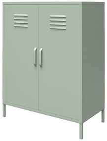 Zöld fém szekrény 40x102x80 cm Mission District – Støraa