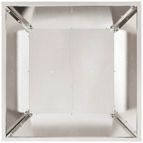 Fém Növényágy Rozsdamentes acél 50 x 50 x 15 cm Dekoratív Betétek
