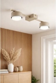 Brilagi - LED spotlámpa MONO 2xGX53/12W/230V bézs