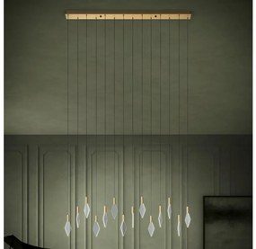 Eglo 390362 - LED Dimmelhető csillár zsinóron MIRADOR 14xLED/3,3W/230V arany