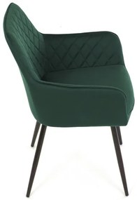 Zöld Bársony Étkezőszék. DCH-215 GRN4