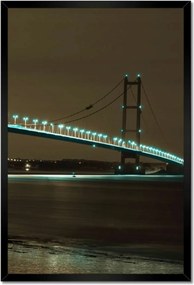 Poszterek keretben 40x60 Kék hídfények