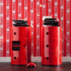 Kartell Componibili 4967 tárolóasztal, 3 tároló rész, több színben Szín: oranžová