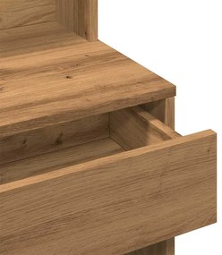 fésülködőasztal tükörrel Artisan Oak 74,5x40x141 cm