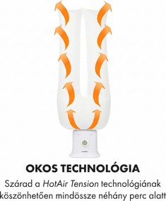 Klarstein ShirtButler Deluxe automata szárító- és vasalókészülék 1250 W