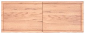 világosbarna kezelt tömör tölgyfa asztallap 160x60x(2-4) cm