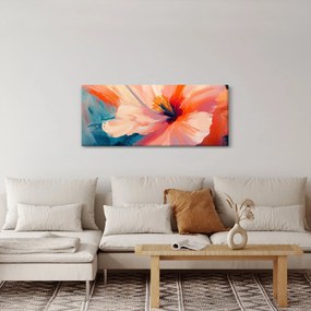 Kép - Festett virág (120x50 cm)