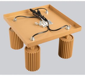 Aranyszínű spotlámpa 25x25 cm Gleam – Sollux