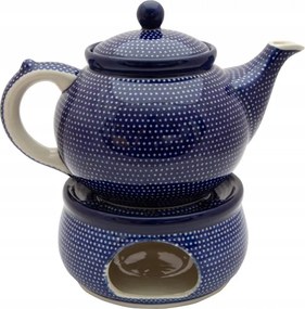 Vízforraló 1.2 l-es teáskanna Bolesławiec melegítővel