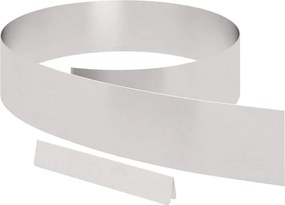 vidaXL Fűszegélyezés 4 pcs Ezüst 450 x 0.05 x 15 cm Rozsdamentes acél