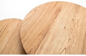 VEYLOR dohányzóasztal 2 darabos szett – tölgy