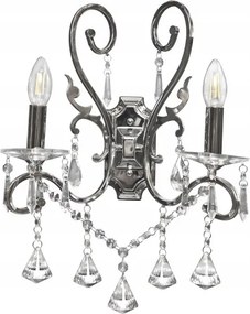 Ampiro fali lámpa króm