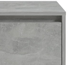 betonszürke szerelt fa éjjeliszekrény 45x34x44,5 cm