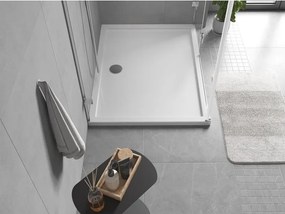 Mexen Flow téglalap alakú slim zuhanytálca 95 x 90 cm, fehér fényes - 46R109095
