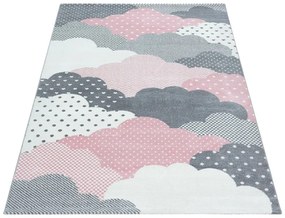 Rózsaszín-szürke gyerek szőnyeg 120x170 cm Bambi – Ayyildiz Carpets
