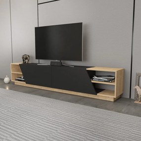 TV szekrény Rhodes - Oak, Anthracite